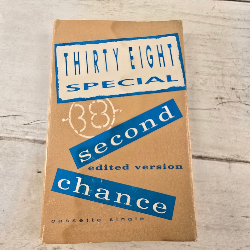 VTG Thirty Eight Special Second Chance Cassette Single 1989 38 Special TS-1273